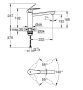 Grohe BauCurve egykaros mosogatócsap elforgatható kifolyócsővel, króm 31715000