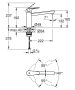 Grohe Start Curve egykaros konyhai csaptelep elfordítható kifolyócsővel, króm 31717000