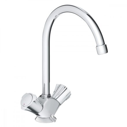 Grohe Costa L tekerőgombos konyhai csaptelep lánctartó szemmel, króm 31812001