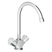   Grohe Costa L tekerőgombos konyhai csaptelep lánctartó szem nélkül, króm 31829001
