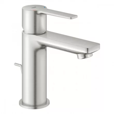 Grohe Lineare egykaros mosdócsaptelep húzórudas leeresztővel, XS-es méret, rozsdamentes acél hatású 32109DC1