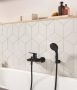 Grohe QuickFix Start egykaros kádcsaptelep zuhanyváltóval, matt fekete 322782432