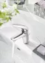 Grohe Wave egykaros mosdócsaptelep S-méret húzórudas leeresztővel, króm 32284001