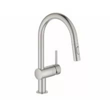   Grohe Minta egykaros konyhai csaptelep elforgatható kifolyócsővel, rozsdamentes acél hatású 32321DC2