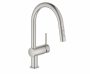 Grohe Minta egykaros konyhai csaptelep elforgatható kifolyócsővel, rozsdamentes acél hatású 32321DC2