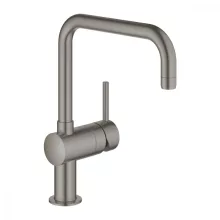   Grohe Minta egykaros konyhai csaptelep elfordítható kifolyóval, szálcsiszolt grafit 32488AL0