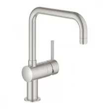   Grohe Minta egykaros konyhai csaptelep elfordítható kifolyóval, rozsdamentes acél hatású 32488DC0
