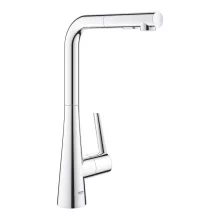   Grohe Zedra egykaros konyhai csaptelep kihúzható kétfunkciós fejjel, króm 32553002