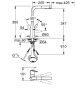 Grohe Zedra egykaros konyhai csaptelep kihúzható kétfunkciós fejjel, rozsdamentes acél hatású 32553DC2