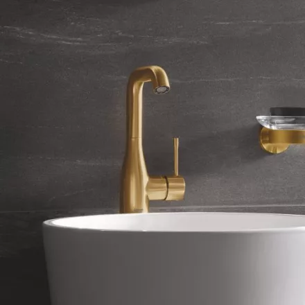 Grohe Essence egykaros mosdócsaptelep L-es méret, szálcsiszolt világos arany 32628GN1