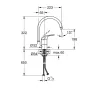 Grohe Euroeco egykaros mosogató csaptelep, króm 32752000