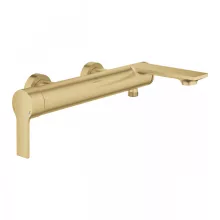   Grohe Allure egykaros kádcsaptelep falon kívüli szereléshez, szálcsiszolt világos arany 32826GN1
