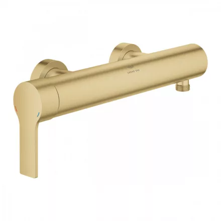 Grohe Allure egykaros zuhanycsaptelep falon kívüli szereléshez, szálcsiszolt világos arany 32846GN1