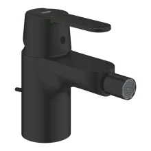 Grohe QuickFix Get S bidécsaptelep húzórudas lefolyóval, matt fekete kivitelben