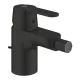 Grohe QuickFix Get S bidécsaptelep húzórudas lefolyóval, matt fekete kivitelben