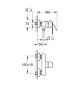 Grohe Get egykaros fali zuhanycsaptelep, króm 32888000