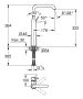 Grohe Essence egykaros mosdócsaptelep XL-es méret, arany 32901GL1