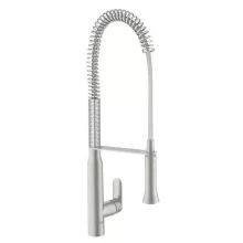   Grohe K7 egykaros konyhai csaptelep elfordítható kifolyóval, rozsdamentes acél hatású 32950DC0