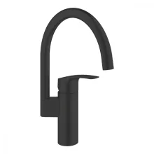   Grohe Eurosmart egykaros konyhai csaptelep, forgatható kifolyó, matt fekete 332022433