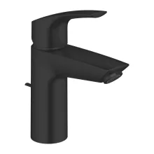   Grohe Eurosmart S méret mosdócsaptelep húzórudas leeresztővel, matt fekete 332652433