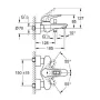 Grohe Eurostyle kádcsaptelep króm 33591003