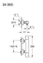 Grohe Grohtherm 1000 Cosmopolitan M termosztátos zuhanycsaptelep, rozsdamentes acél hatású 34065DC2