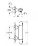 EGYEDI ÁR Grohe Grohtherm 1000 termosztátos zuhanycsaptelep, króm 34143003