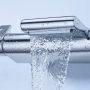 Grohe Grohtherm 2000 termosztátos kádcsaptelep Waterfall kifolyóval, króm 34174001
