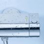 Grohe Grohtherm 2000 termosztátos kádcsaptelep Waterfall kifolyóval, króm 34174001