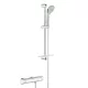 Grohe Grohtherm 2000 termosztátos zuhanycsaptelep zuhanyszettel, króm 34195001