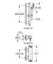 Grohe Grohtherm 2000 termosztátos zuhanycsaptelep, zuhanyszettel, króm 34281001