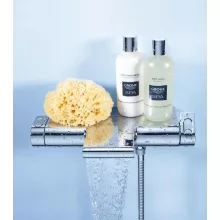   Grohe Grohtherm 2000 termosztátos kádcsaptelep Waterfall kifolyóval, zuhanypolccal, króm 34464001