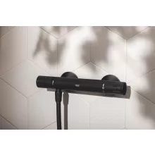   Grohe QuickFix Precision Start termosztátos zuhanycsaptelep, matt fekete 345942430
