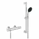 Grohe QuickFix Precision Start termosztátos zuhanycsaptelep zuhanysín készlettel, króm 34597001