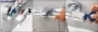 Grohe QuickFix Precision Start termosztátos zuhanycsaptelep zuhanysín készlettel, króm 34597001