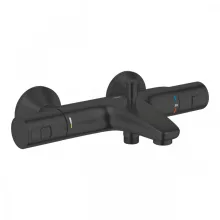   Grohe QuickFix Precision Start termosztátos kádcsaptelep zuhanyváltóval, matt fekete 345982430