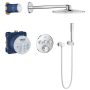 Grohe Grohtherm SmartControl tökéletes zuhanyrendszer szett Rainshower SmartActive 310 fejzuhannyal, króm 34705000