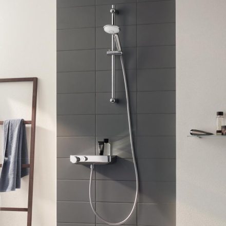 Grohe Grohtherm SmartControl termosutátos zuhanycsaptelep zuhanyszettel, króm 34720000