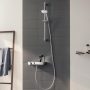 Grohe Grohtherm SmartControl termosztátos zuhanycsaptelep zuhanyszettel, króm 34720000