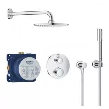   Grohe Grohtherm teljes zuhanyrendszer Rainshower Cosmopolitan 210 fejzuhannyal, króm 34732000