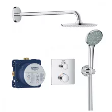   Grohe Grohtherm teljes zuhanyrendszer Rainshower Cosmopolitan 210 fejzuhannyal, króm 34734000
