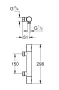 Grohe Grohtherm 800 Cosmopolitan termosztatikus zuhanycsaptelep, króm 34767000