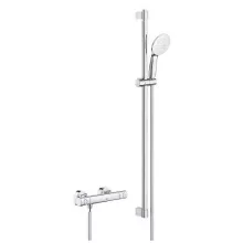   Grohtherm 800 Cosmopolitan Termosztátos zuhanycsaptelep zuhanyszettel, króm 34769001