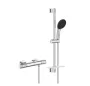 Grohe QuickFix Precision Feel termosztátos zuhanycsaptelep, 600 mm zuhanyrúd zuhanyszettel, króm 34791001