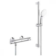  Grohe Grohtherm 500 termosztátos zuhanycsaptelep zuhanyszettel, króm 34796001