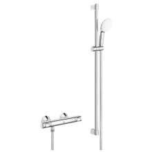   Grohe Grohtherm 500 Termosztátos zuhanycsaptelep zuhanyszettel, króm 34797001