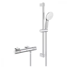   Grohe Grohtherm 1000 Performance termosztátos zuhanycsaptelep zuhanyszettel, króm 34834001