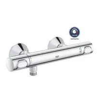   Grohe QuickFix Precision Flow termosztátos zuhanycsaptelep beépített elzárószeleppel, króm 34840000