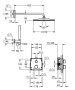 Grohe Grohtherm falsík alatti termosztátos zuhanyrendszer Mono 310 Cube fejzuhannyal, króm 34870000