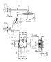 Grohe Grohtherm falsík alatti termosztátos zuhanyrendszer Tempesta 250 fejzuhannyal, króm 34872000